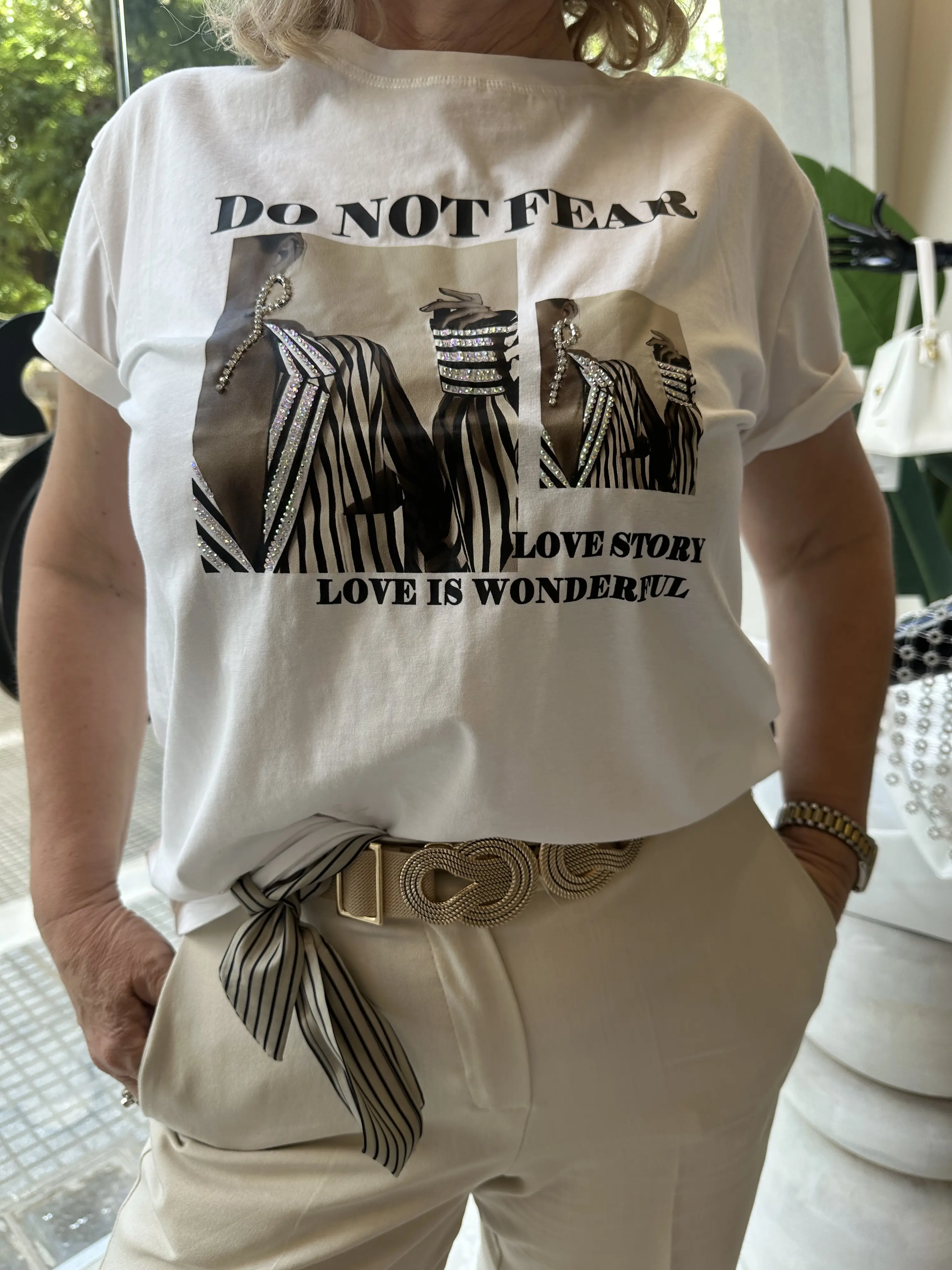 Γυναικείο T-Shirt με Δέσιμο