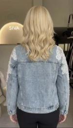 Γυναικείο Jean Jacket με Πέρλες