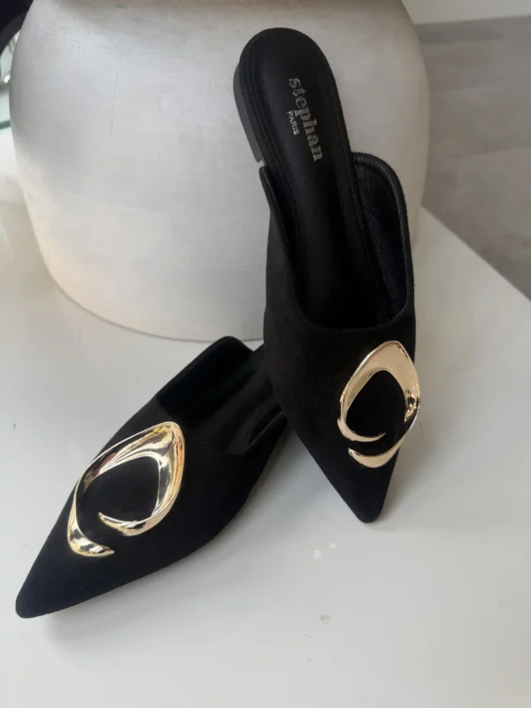 Γυναικεία Mules Noir Gold