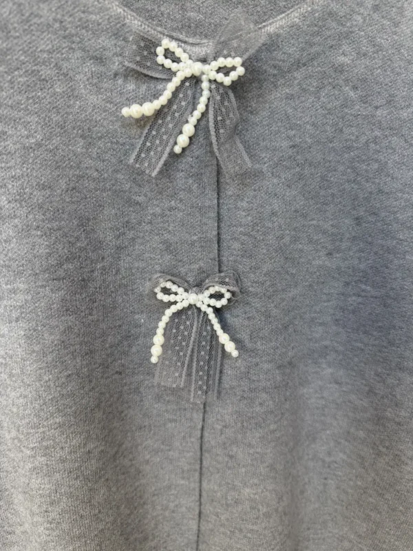 Pearl Bow Ζακέτα με Άνοιγμα