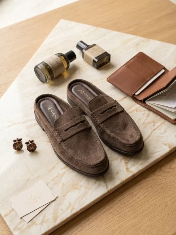 Γυναικεία Mules Suede Premium
