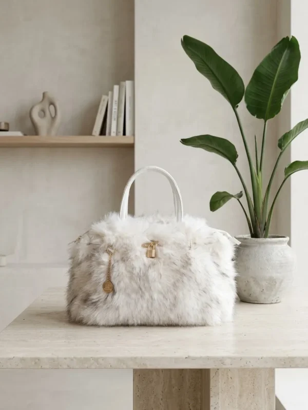 Γυναικεία Fluffy Τσάντα Snow White